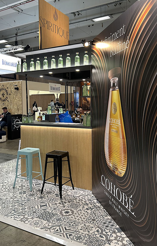 Création et aménagement de stand pour salon professionnel